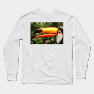 Portrait of a Toco Toucan at Iguassu, Brazil Long Sleeve T-Shirt